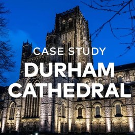 Durham Cathedral lit by Thorn