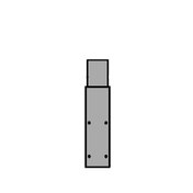 Steel Stepped Columns and Accessories — ADAPTOR FOR STEP COL 8M 89MM-60MM*