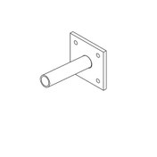 Steel Wall Brackets — STEEL WALL BRACKET 0.1M 5° TILT SE 42MM