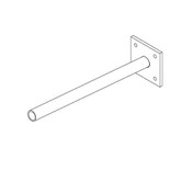 Steel Wall Brackets — STEEL WALL BRACKET 0.5M 5° TILT SE 42MM